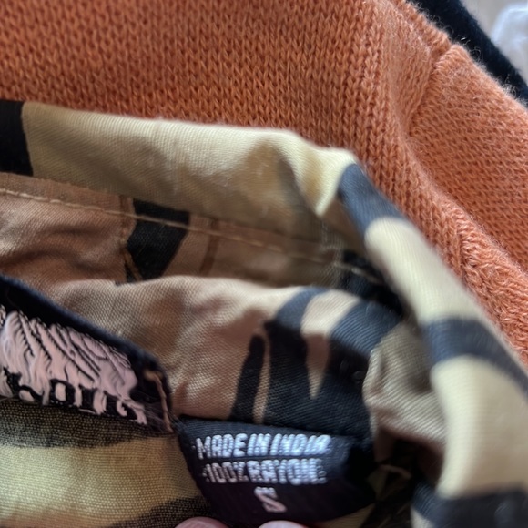 Point to Point. Olive/gold/black animal print maxi skirt/blouse outfit szS - Picture 7 of 11